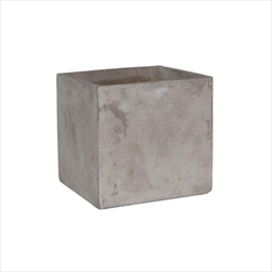 Obal Grace M  concrete 14,2 x 14,2 x 14,2 cm - velkoobchod, dovoz květin, řezané květiny Brno