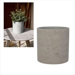 Obal Puk L grey washed 25 x 25 cm - velkoobchod, dovoz květin, řezané květiny Brno