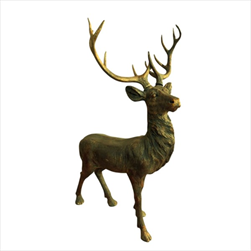 Jelen 81x46x130cm zlatý - velkoobchod, dovoz květin, řezané květiny Brno