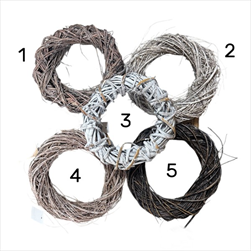 Věnec Stack Novus pr.20cm - velkoobchod, dovoz květin, řezané květiny Brno