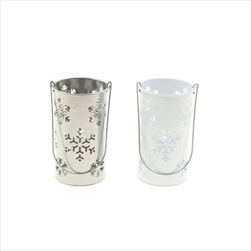 Lucerna vločka kov 34 x 10 cm - velkoobchod, dovoz květin, řezané květiny Brno