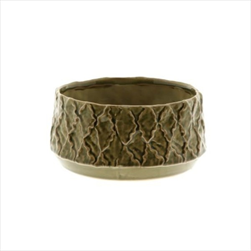 Miska keramická Zaria 19 x 9 cm zelená - velkoobchod, dovoz květin, řezané květiny Brno