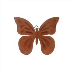 Závěs motýl 12,5 x 15 cm rusty - velkoobchod, dovoz květin, řezané květiny Brno