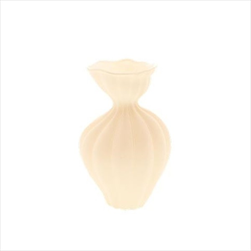 Váza skleněná Seville 23,5 cm béžová - velkoobchod, dovoz květin, řezané květiny Brno