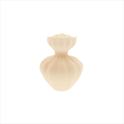 Váza skleněná Seville 32 cm béžová - velkoobchod, dovoz květin, řezané květiny Brno