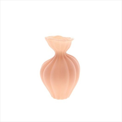 Váza skleněná Seville 20 cm béžová - velkoobchod, dovoz květin, řezané květiny Brno