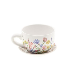 Obal šálek Fiori 19 x 15 x 10 cm zahrádka - velkoobchod, dovoz květin, řezané květiny Brno