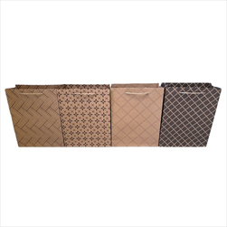 Ob Taška hnědá 4 druhy 24 x 18 cm - velkoobchod, dovoz květin, řezané květiny Brno