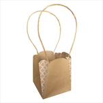 Ob taška Dune natural 11,5x11,5x13cm - velkoobchod, dovoz květin, řezané květiny Brno