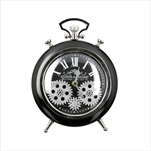 Hodiny stolní kov Transmission 5,5 x 18,5 x 25 cm  - velkoobchod, dovoz květin, řezané květiny Brno