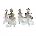 Kov strom 7cm/4ks stříbrný - velkoobchod, dovoz květin, řezané květiny Brno