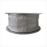 Stuha Benicio káro 40 mm/20 m silver - grey - velkoobchod, dovoz květin, řezané květiny Brno