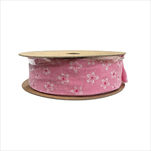 Stuha Ruby 25 mm/15 m jahodová - velkoobchod, dovoz květin, řezané květiny Brno