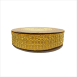 Stuha Lore tvíd 25 mm/15 m žlutá - velkoobchod, dovoz květin, řezané květiny Brno