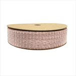 Stuha Lore tvíd 25 mm/15 m pudrová - velkoobchod, dovoz květin, řezané květiny Brno