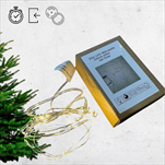 LED Micro řetěz/baterky vnitřní 20 LED/100 cm stříbrný - velkoobchod, dovoz květin, řezané květiny Brno