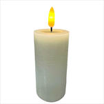 LED Svíčka baterie 12,5 x 5 cm krémová - velkoobchod, dovoz květin, řezané květiny Brno
