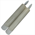 LED Svíčka baterie 2,2 x 24,5 cm/2 kusy bílá - velkoobchod, dovoz květin, řezané květiny Brno