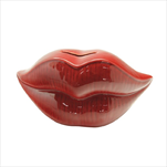 Pokladnička keramika  Kiss 11 x 20 x 10 cm červená - velkoobchod, dovoz květin, řezané květiny Brno