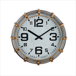 Hodiny nástěnné kov Glendale pr. 30,5 cm - velkoobchod, dovoz květin, řezané květiny Brno