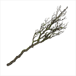 Uk větev dekorační 114 cm hnědá s mechem - velkoobchod, dovoz květin, řezané květiny Brno
