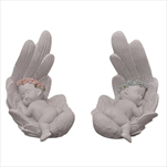 Ke anděl ležící s věnečkem 9 cm - velkoobchod, dovoz květin, řezané květiny Brno