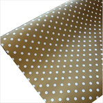 Folie puntík 50 cm/8 m zlatá - velkoobchod, dovoz květin, řezané květiny Brno