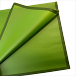 Folie transparent s okrajem 58 x 58 cm/20 ks zelená - velkoobchod, dovoz květin, řezané květiny Brno