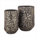 Květináč kov S/2 35x21x21/39x27x27cm - velkoobchod, dovoz květin, řezané květiny Brno