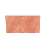 Plast truhlík Urbi Case Beton effect 395x195x185 mm terakota - velkoobchod, dovoz květin, řezané květiny Brno