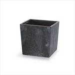 Plast květináč Urbi Square Low Effect 24cm antracit - velkoobchod, dovoz květin, řezané květiny Brno