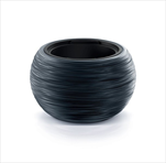 Plast květináč Furu Bowl 43,5cm antracitový - velkoobchod, dovoz květin, řezané květiny Brno