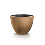 Plast květináč Heos s vkladem 29,8 cm naturo - velkoobchod, dovoz květin, řezané květiny Brno