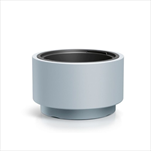 Plast květináč Heos 39,5cm světle šedý - velkoobchod, dovoz květin, řezané květiny Brno