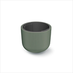 Květináč Milly 23,9cm tmavě zelená - velkoobchod, dovoz květin, řezané květiny Brno