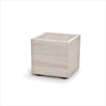 Plast květináč Madera square 28,8cm eco bílá - velkoobchod, dovoz květin, řezané květiny Brno