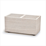 Plast květináč Madera square 77cm eco bílá - velkoobchod, dovoz květin, řezané květiny Brno