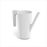 Plast konvička Tubo 2 l bílá - velkoobchod, dovoz květin, řezané květiny Brno