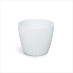 Plast květináč Lamia 19,8cm bílá - velkoobchod, dovoz květin, řezané květiny Brno