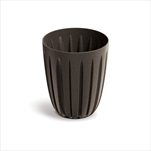 Plast květináč Wario eco wood 13,7 cm káva - velkoobchod, dovoz květin, řezané květiny Brno