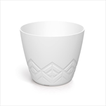 Plast květináč Areco 29,5 cm bílý - velkoobchod, dovoz květin, řezané květiny Brno