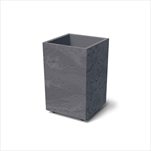 Plast květináč Sierra Square high 38,5 cm marengo - velkoobchod, dovoz květin, řezané květiny Brno