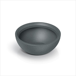 Plast květináč Molio Bowl 38cm granátově šedý - velkoobchod, dovoz květin, řezané květiny Brno
