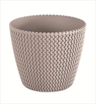 Plast květináč Splofy 13cm mokka - velkoobchod, dovoz květin, řezané květiny Brno