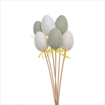 Vajíčko zápich 6 cm/35 cm 6 ks - velkoobchod, dovoz květin, řezané květiny Brno