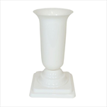 Váza plast zátěžová 30,5x16cm bílá - velkoobchod, dovoz květin, řezané květiny Brno