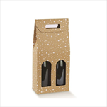 Krabice papírová na 2 láhve 18 x 9 x 38,5cm galaxy - velkoobchod, dovoz květin, řezané květiny Brno