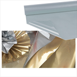 Ob papír Dots 35my 0,8x40m stříbrná - velkoobchod, dovoz květin, řezané květiny Brno