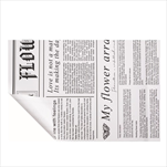 Arch folie 60my/58 x 58 cm Flower journal bílá - velkoobchod, dovoz květin, řezané květiny Brno