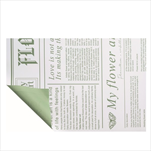 Arch folie 60my/58 x 58 cm Flower journal zelená - velkoobchod, dovoz květin, řezané květiny Brno